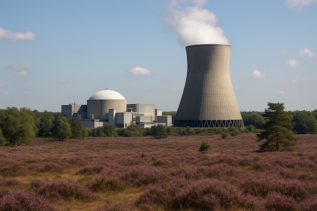 Kerncentrale op de hei