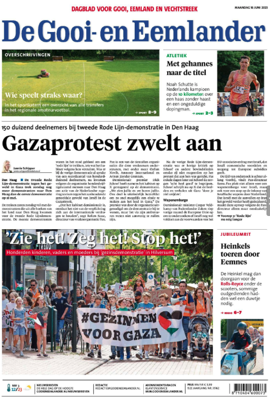G&E Gaza-demo