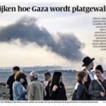 Kijken hoe Gaza wordt platgewalst