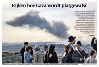 Kijken hoe Gaza wordt platgewalst